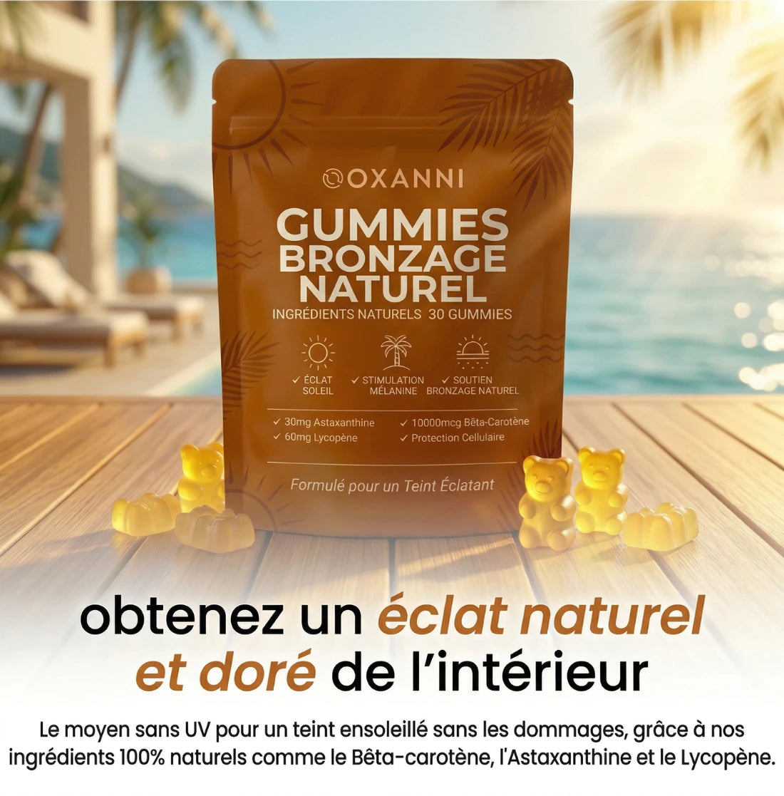 Gummies Bronzage Naturel