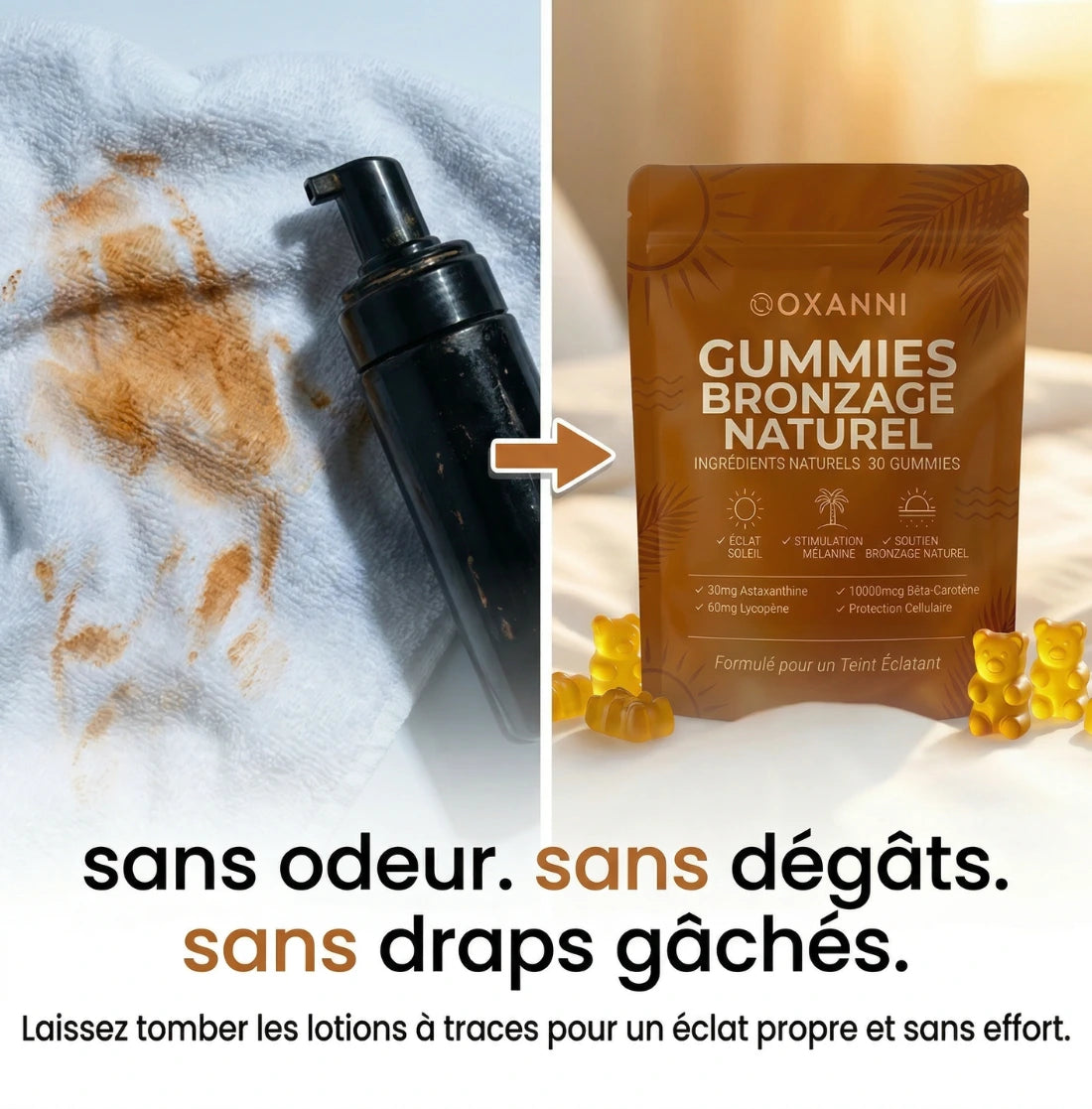 Gummies Bronzage Naturel