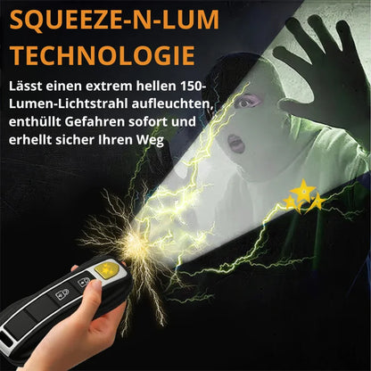 Anti-Angriffs Schlüssel Elektrisch (Lampe, Elektroschocker, Alarm)