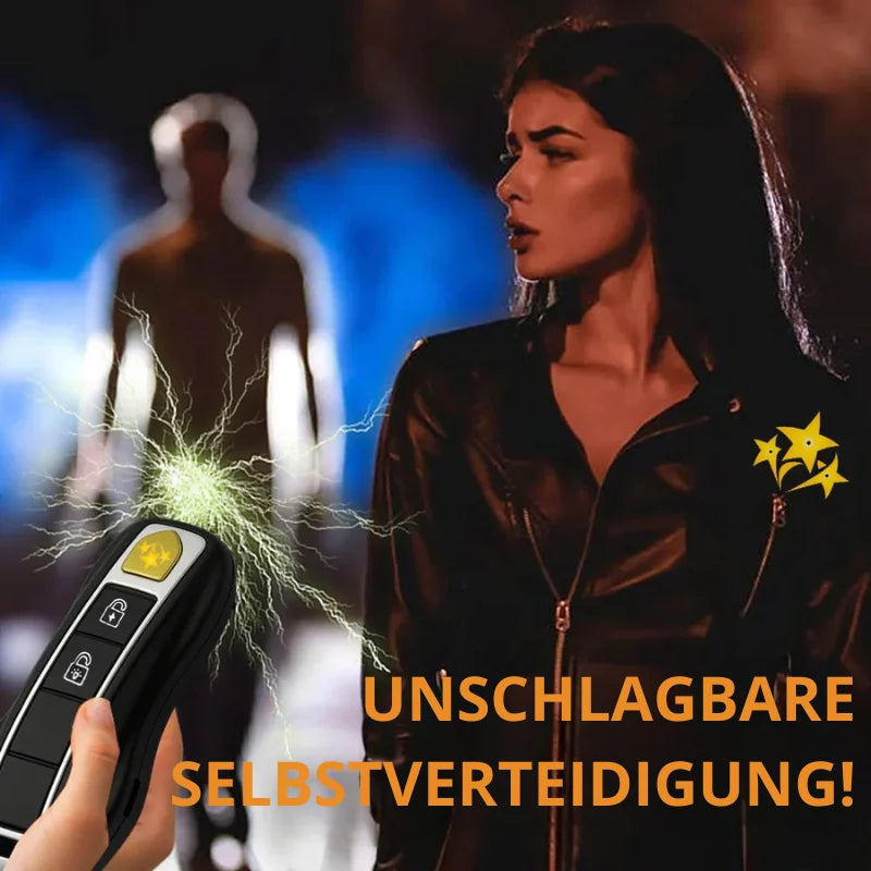 Anti-Angriffs Schlüssel Elektrisch (Lampe, Elektroschocker, Alarm)